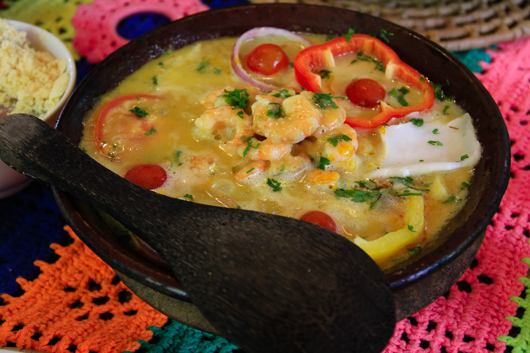 Moqueca preparada na Bahia em 2017